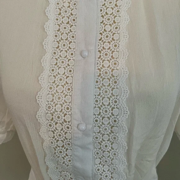 White Bohemian Top - Picture 3 of 3